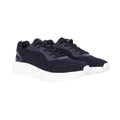 Navy-White - Front - Crosshatch Mens Lennart Trainers