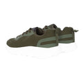 Olive-White - Back - Crosshatch Mens Lennart Trainers