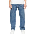 Stone - Front - Crosshatch Mens Tillman Stone Wash Baggy Jeans