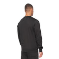 Black - Back - Duck and Cover Mens Jennerkins Crew Neck Jumper