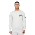 Grey Marl - Front - Duck and Cover Mens Jennerkins Crew Neck Jumper