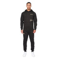 Black - Side - Duck and Cover Mens Heningys Jogging Bottoms