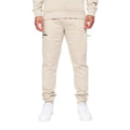 Greige - Front - Duck and Cover Mens Heningys Jogging Bottoms