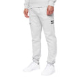 Grey Marl - Side - Duck and Cover Mens Jennerkins Jogging Bottoms