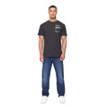 Mid Wash - Side - Duck and Cover Mens Rushawn Relaxed Fit Jeans