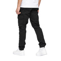 Black - Back - Crosshatch Mens Frentons Cargo Trousers