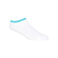 White - Pack Shot - Bench Mens Melek Training Liner Socks