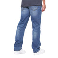 Stone Wash - Back - Duck and Cover Mens Straight Leg Jeans