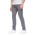 Grey - Front - Henleys Mens Visit Chino Trousers