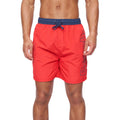 Red - Front - Bench Mens Belize Swim Shorts