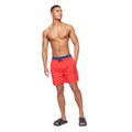 Red - Back - Bench Mens Belize Swim Shorts