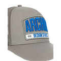 Grey - Side - Archive Design Studios Mens Sanford Trucker Cap