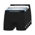 Multicoloured - Front - Bewley & Ritch Mens Columbia Boxer Shorts (Pack of 5)