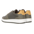 Olive - Back - Crosshatch Mens Toribio Trainers