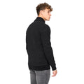 Black - Back - Bewley & Ritch Mens Gladstone Knitted Funnel Neck Sweatshirt