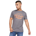 Olive-Grey - Pack Shot - Crosshatch Mens Univarsity T-Shirt (Pack Of 2)