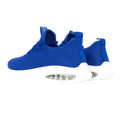 Blue - Side - Crosshatch Mens Trevel Trainers