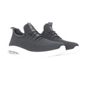 Grey - Front - Crosshatch Mens Trevel Trainers