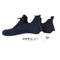 Navy - Back - Crosshatch Mens Trevel Trainers