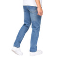 Dark Wash-Stone Wash - Side - Smith & Jones Mens Sazzi Straight Jeans (Pack of 2)