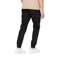 Black - Back - Duck and Cover Mens Chesser Jogging Bottoms