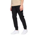 Black - Side - Duck and Cover Mens Chesser Jogging Bottoms