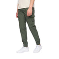 Green - Side - Duck and Cover Mens Chesser Jogging Bottoms