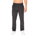 Anthracite - Front - Crosshatch Mens Cordout Loose Trousers