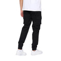 Black - Back - Duck and Cover Mens Chemmer Woven Jogging Bottoms