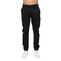 Black - Front - Duck and Cover Mens Chemmer Woven Jogging Bottoms