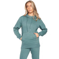 Sage - Front - Juice Womens-Ladies Cremmoore Hoodie