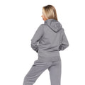 Dark Grey - Back - Juice Womens-Ladies Cremmoore Hoodie