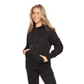 Black - Front - Juice Womens-Ladies Cremmoore Hoodie