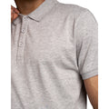 Light Grey - Lifestyle - Juice Mens Pritchard Marl Polo Shirt