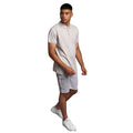 Light Grey - Pack Shot - Juice Mens Pritchard Marl Polo Shirt