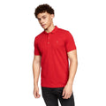 Red - Front - Duck and Cover Mens Bassos Polo Shirt