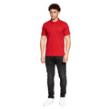 Red - Pack Shot - Duck and Cover Mens Bassos Polo Shirt