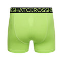 Green-Red - Back - Crosshatch Mens Highlighter Boxer Shorts (Pack of 3)