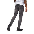 Washed Black - Side - Crosshatch Mens Svelte Stretch Jeans