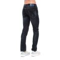 Dark Wash - Back - Crosshatch Mens Elkslip Jeans