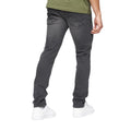 Charcoal Wash - Back - Crosshatch Mens Buraca Slim Jeans