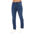 Stone Wash - Front - Crosshatch Mens Lampoons Slim Jeans