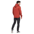 Red - Back - Duck and Cover Mens Icarusa Hoodie