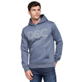 Denim Blue - Front - Duck and Cover Mens Icarusa Hoodie