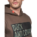 Brown - Lifestyle - Duck and Cover Mens Quantain Hoodie