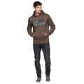 Brown - Pack Shot - Duck and Cover Mens Quantain Hoodie