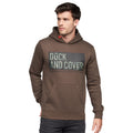 Brown - Front - Duck and Cover Mens Quantain Hoodie