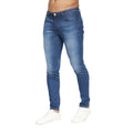 Stone Wash - Lifestyle - Crosshatch Mens Malcolm Slim Jeans