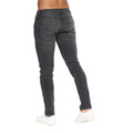 Dark Charcoal - Lifestyle - Crosshatch Mens Malcolm Slim Jeans