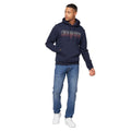 Navy - Pack Shot - Crosshatch Mens Manfred Hoodie